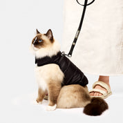 Cat Puffer Jacket by Catventure - Black