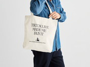 "TikTok Live Made Me Buy It" Tote Bag