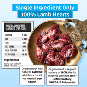 The Paw Grocer Freeze-Dried Diced Lamb Hearts