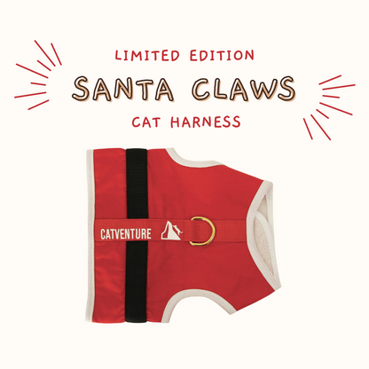 The 'Santa Claws' Christmas Catventure Escape Proof Cat Harness (Limited Edition)