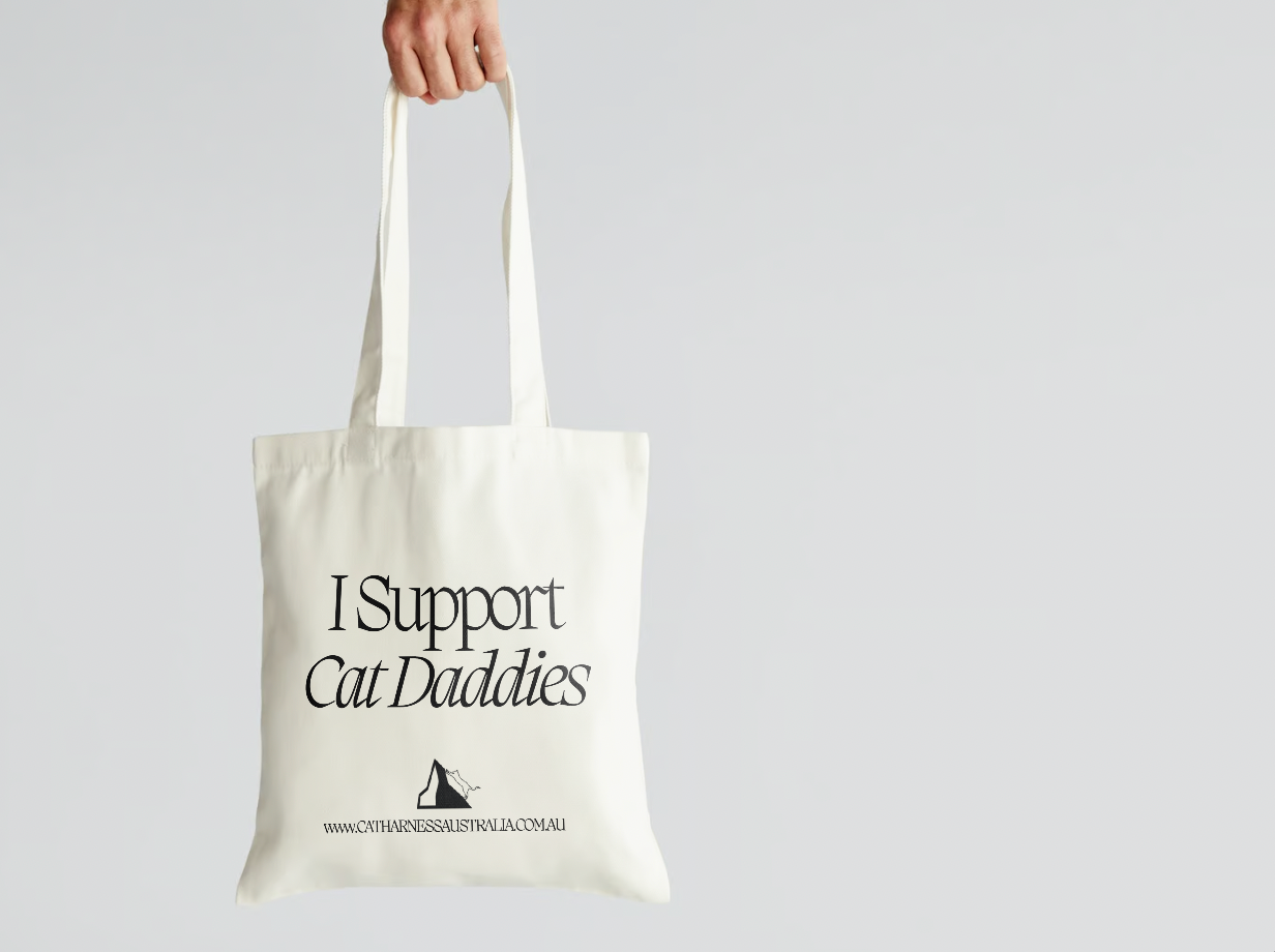 "I Support Cat Daddies" Tote Bag