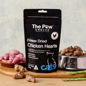 The Paw Grocer Freeze-Dried Premium Chicken Hearts