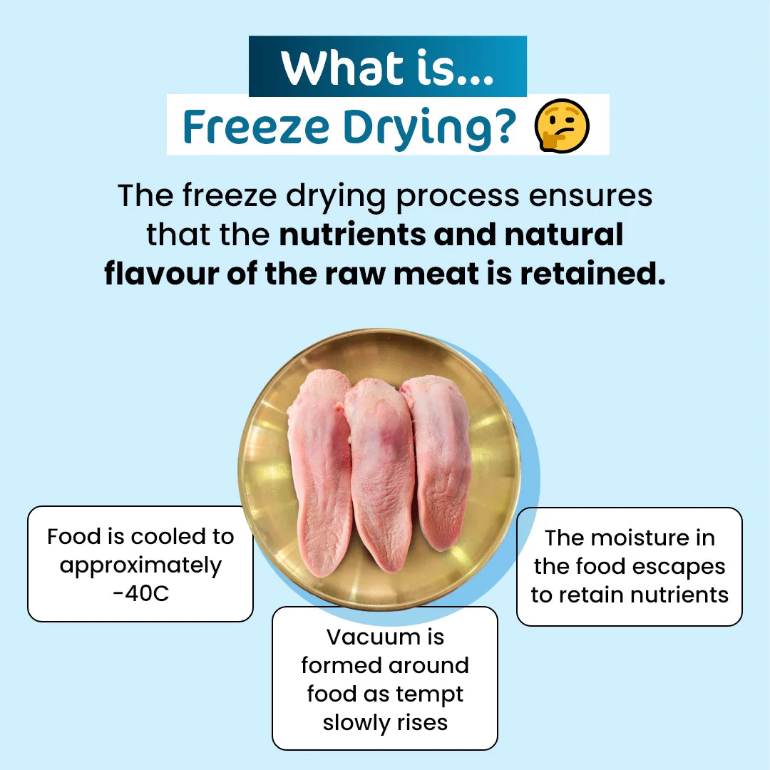 The Paw Grocer Freeze-Dried Premium Pork Tongue