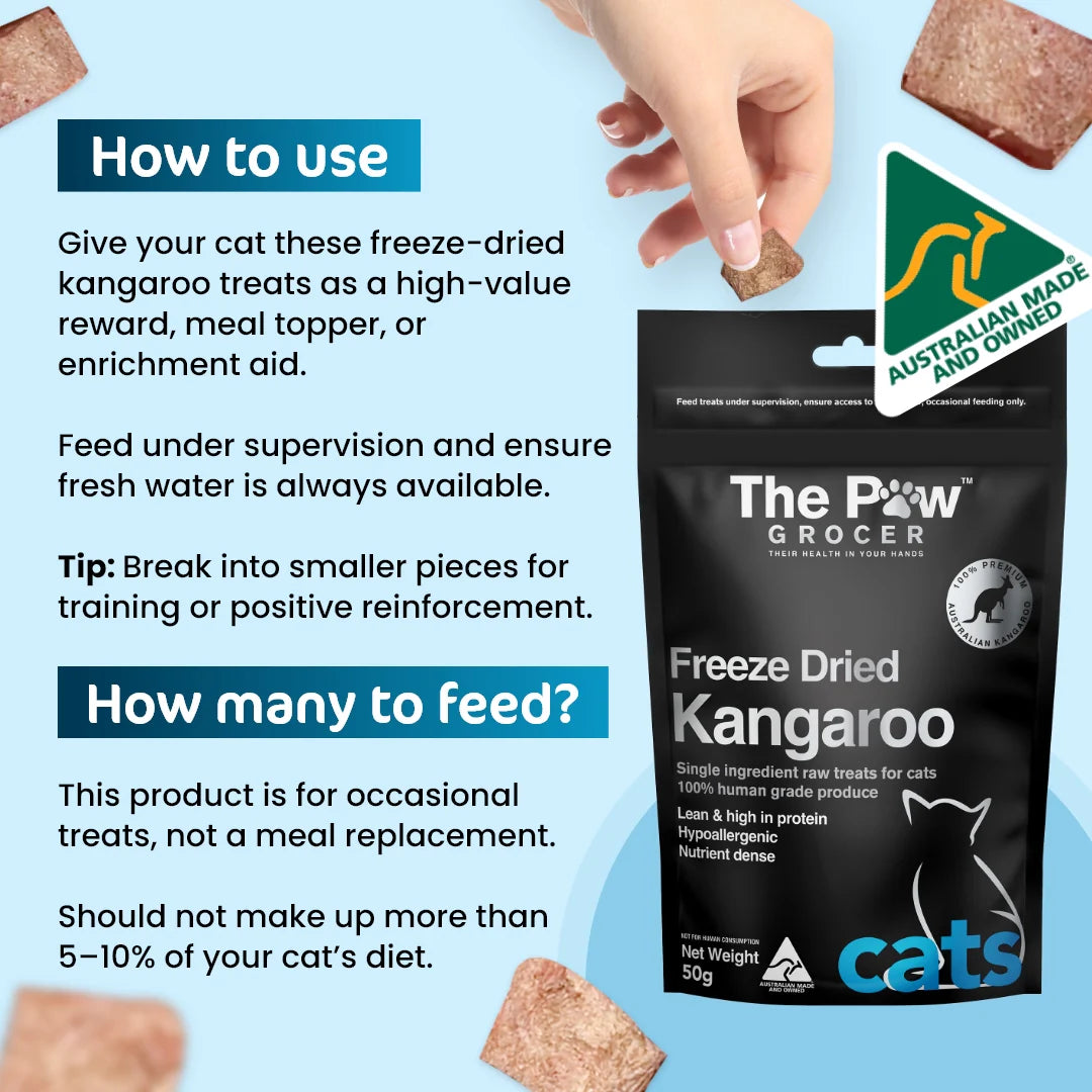 The Paw Grocer Freeze-Dried Premium Kangaroo