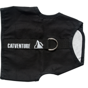 black catventure kitten harness escape proof top view