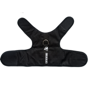 black catventure kitten harness escape proof top view open