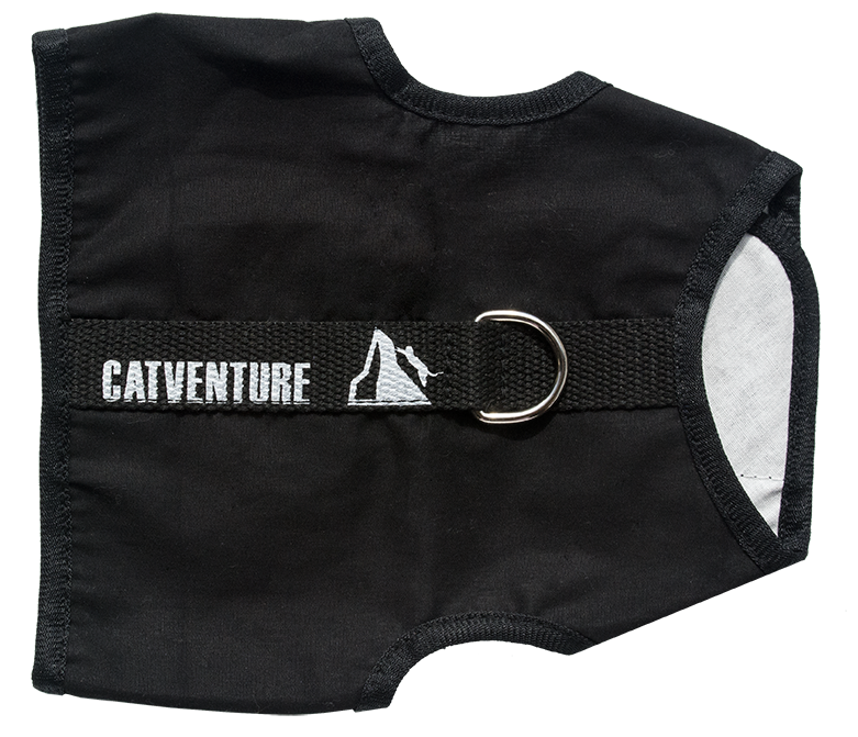Catventure - Escape Proof Cat Harness - Black - Misprinted Labels